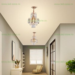 Candelabru 3 Socluri E14 Cristal LZ86534-300