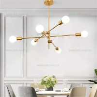 LUSTRE LED, Lustra 6 Socluri E27 LZ8214-6, LED-Zone.ro