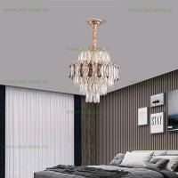 CANDELABRE, Candelabru 7 Socluri E14 Cristal LZ86534-400, LED-Zone.ro