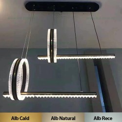 Lustra LED 100W Dimabila 3 Functii cu Telecomanda LZ6101-2