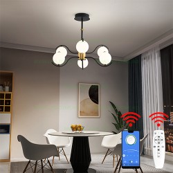 Lustra LED 100W Dimabila 3 Functii cu Telecomanda sau Telefon LZ8120-6