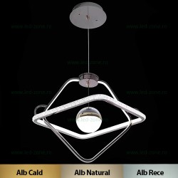 Lustra LED 120W Dimabila 3 Functii cu Telecomanda LZ1268-3