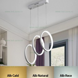 Lustra LED 132W 3 Functii Dimabila cu Telecomanda LZ8870-3
