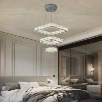 LUSTRE LED SUSPENDATE, Black Friday - Lustra LED 140W 3 Functii Dimabila cu Telecomanda LZ8050-400, LED-Zone.ro