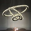 Lustra LED 140W Dimabila 3 Functii cu Telecomanda Cristal LZ3001-2+4+6