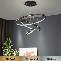 LUSTRE LED SUSPENDATE, Black Friday - Lustra LED 148W 3 Functii Dimabila cu Telecomanda LZR9071/3, LED-Zone.ro