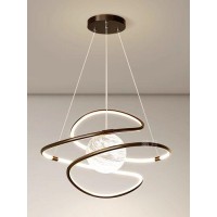 LUSTRE LED SUSPENDATE, Black Friday - Lustra LED 150W Neagra 3 Functii cu Telecomanda LZ4039, LED-Zone.ro