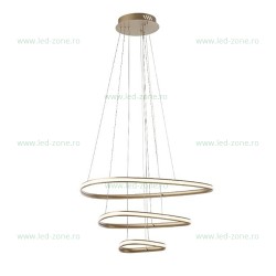 Lustra LED 160W Dimabila 3 Functii cu Telecomanda LZG3682-3