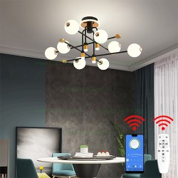 Lustra LED 160W Dimabila 3 Functii cu Telecomanda sau Telefon LZ8172-44