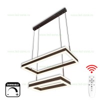 LUSTRE LED SUSPENDATE, Black Friday - Lustra LED 160W 3 Functii Dimabila cu Telecomanda LZ9505, LED-Zone.ro