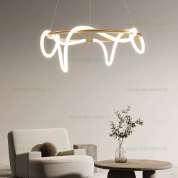 Lustra LED 192W Alb Natural cu Telecomanda LZS5520-600