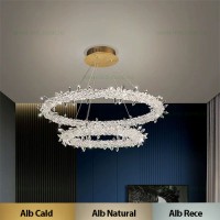 Lustra LED 200W Dimabila 3 Functii cu Telecomanda LZG23531-400+600 Oferte speciale, Black Friday - Lustra LED 200W Dimabila 3 Functii cu Telecomanda LZG23531-400+600, LED-Zone.ro