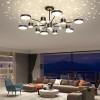 Lustra LED 208W 3 Functii cu Telecomanda LZR9080-6+6+1