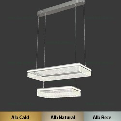 Lustra LED 240W Dimabila 3 Functii cu Telecomanda LZC23016-2