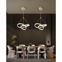Lustra LED 28W 3 Functii Alba LZ9331