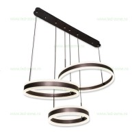 LUSTRE LED SUSPENDATE, Black Friday - Lustra LED 150W 3 Segmente Dimabila cu Telecomanda LZ85092, LED-Zone.ro
