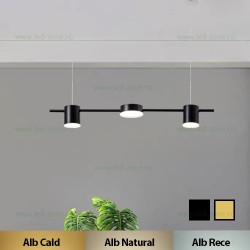 Lustra LED 30W 3 Functii cu Telecomanda LZG3849-2+1