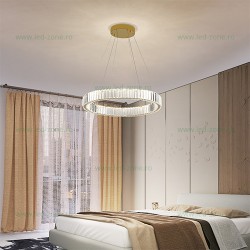 Lustra LED 48W 3 Functii cu Telecomanda Cristal LZ7101-600