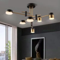 LUSTRE LED, Black Friday - Lustra LED 60W 3 Functii cu Telecomanda LZ4215-3+3, LED-Zone.ro