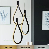 LUSTRE LED, Black Friday - Lustra LED 72W 3 Functii LZ75L543, LED-Zone.ro