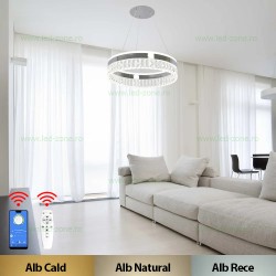 Lustra LED 80W 3 Functii Dimabila cu Telecomanda sau Telefon LZ75L244
