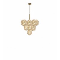 LUSTRE LED SUSPENDATE, Black Friday - Lustra LED 90W 13 Globuri Aurie LZ3503-13, LED-Zone.ro