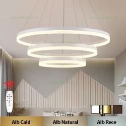 Lustra LED 96W Dimabila 3 Functii cu Telecomanda LZF200/1/3-3