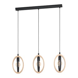 Lustra 3 Socluri Vintage E27 BASILDON