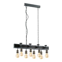 Oferte speciale, Black Friday - Lustra 8 Socluri Vintage E27 GOLDCLIFF, LED-Zone.ro