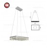 Lustra LED 40W 1 Segment Model Cristal NIRVANA