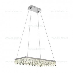 Lustra LED 40W 1 Segment Model Cristal NIRVANA