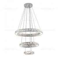LUSTRE LED, Black Friday - Lustra LED 90W 3 Segmente Model Cristal QUASAR, LED-Zone.ro