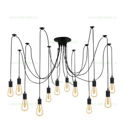 Lustra Spider 12 Socluri E27 Vintage
