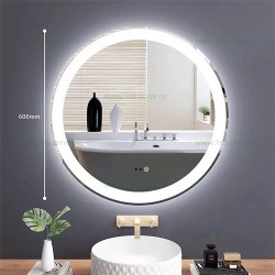 Oglinda Baie LED 60cm Touch Dezaburire LZBM288