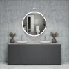 Oglinda Baie LED 60cm Touch Dezaburire LZBM288