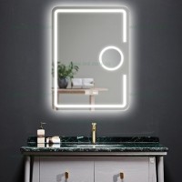 OGLINZI LED, Oglinda Baie LED 60x80cm Touch Cosmetica LZJ15, LED-Zone.ro