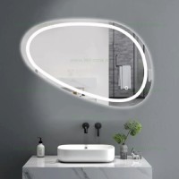 OGLINZI LED, Oglinda Baie LED 80x45cm Touch Dezaburire LZJ18, LED-Zone.ro