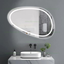 Oglinda Baie LED 80x45cm Touch Dezaburire LZJ18