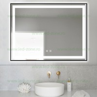 OGLINZI LED, Oglinda Baie LED 80x60cm Touch Dezaburire LZJ111, LED-Zone.ro