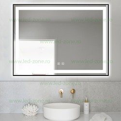 Oglinda Baie LED 80x60cm Touch Dezaburire LZJ111