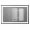 Oglinda Baie LED 80x65cm Touch Dezaburire LZJ03