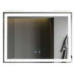 Oglinda Baie LED 80x65cm Touch Dezaburire LZJ03