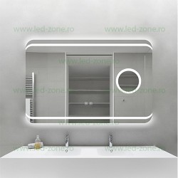 Oglinda Baie LED 90x60cm Touch Dezaburire LZJ141