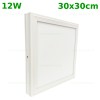 Panou LED 12W 30x30cm Aplicat Alb