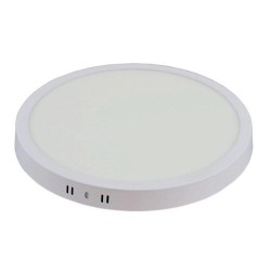 Panou LED 24W Rotund D30cm Aplicat Alb