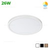 Panou LED 26W Rotund D30cm Aplicat CCT