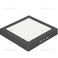 PANOURI LED - Reduceri Panou LED 28W 30x30cm Aplicat Negru Promotie