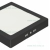 Panou LED 36W 30x30cm Aplicat Negru SOLE