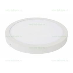 Panou LED 48W Rotund D60cm Aplicat Alb