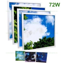 Panou LED Incastrabil 72W 60x60cm Ultra Slim Alb Decorativ SKY